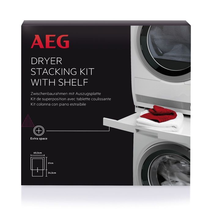 AEG Kit unión torre lavadora-secadora con bandeja 54-60 cm [Clase de  eficiencia energética A] : : Grandes electrodomésticos