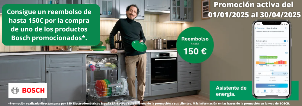 Promoción reembolso Bosch Asistente de energía 2025